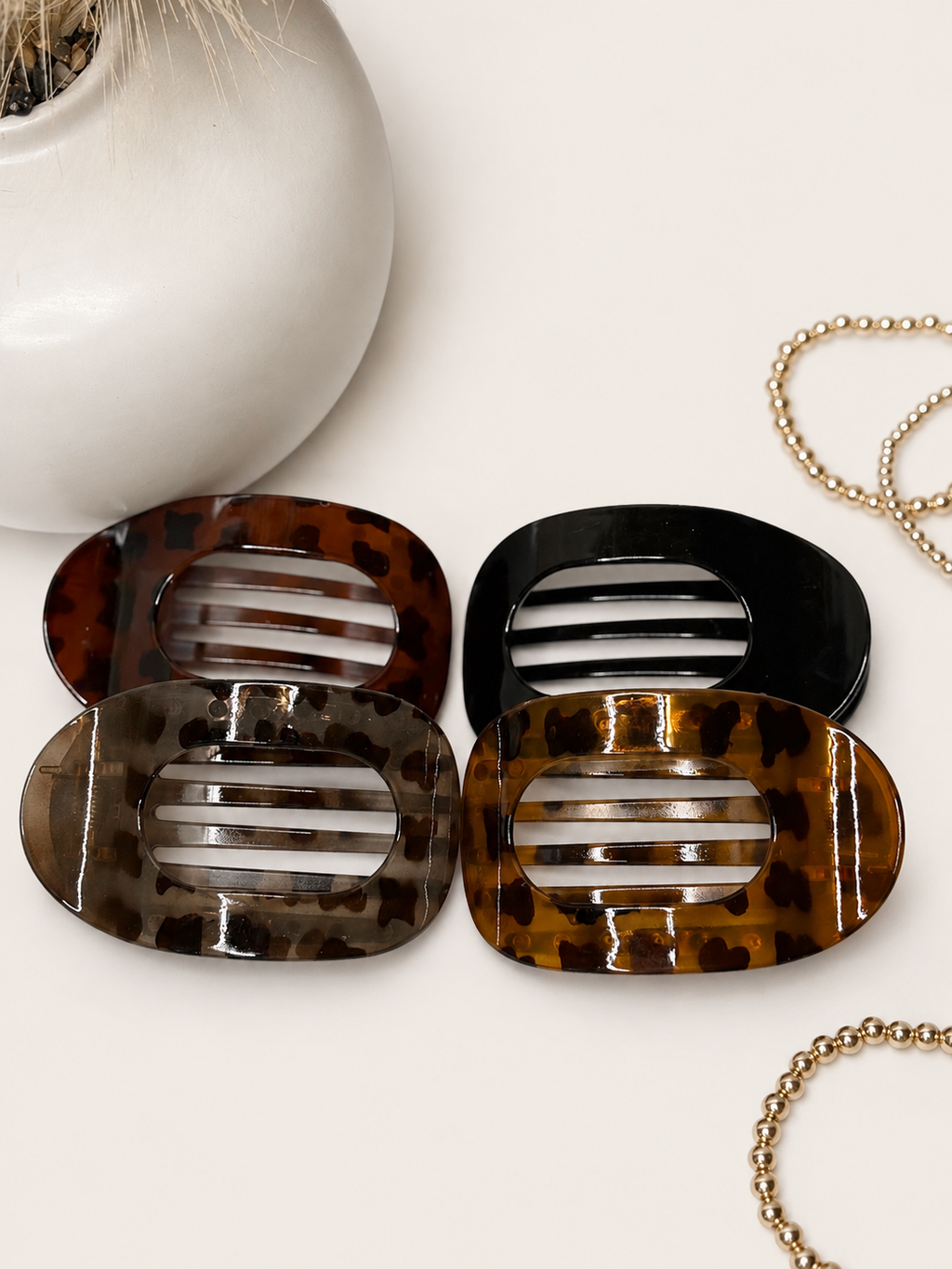 Tortoiseshell Hair Clips