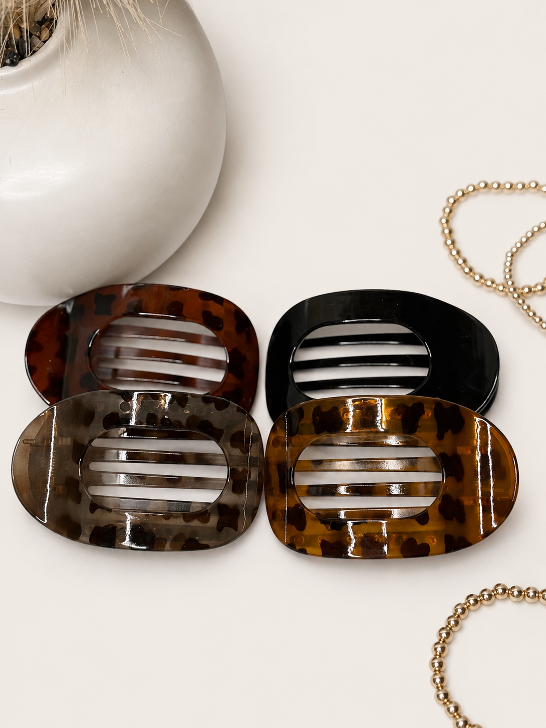 Tortoiseshell Hair Clips