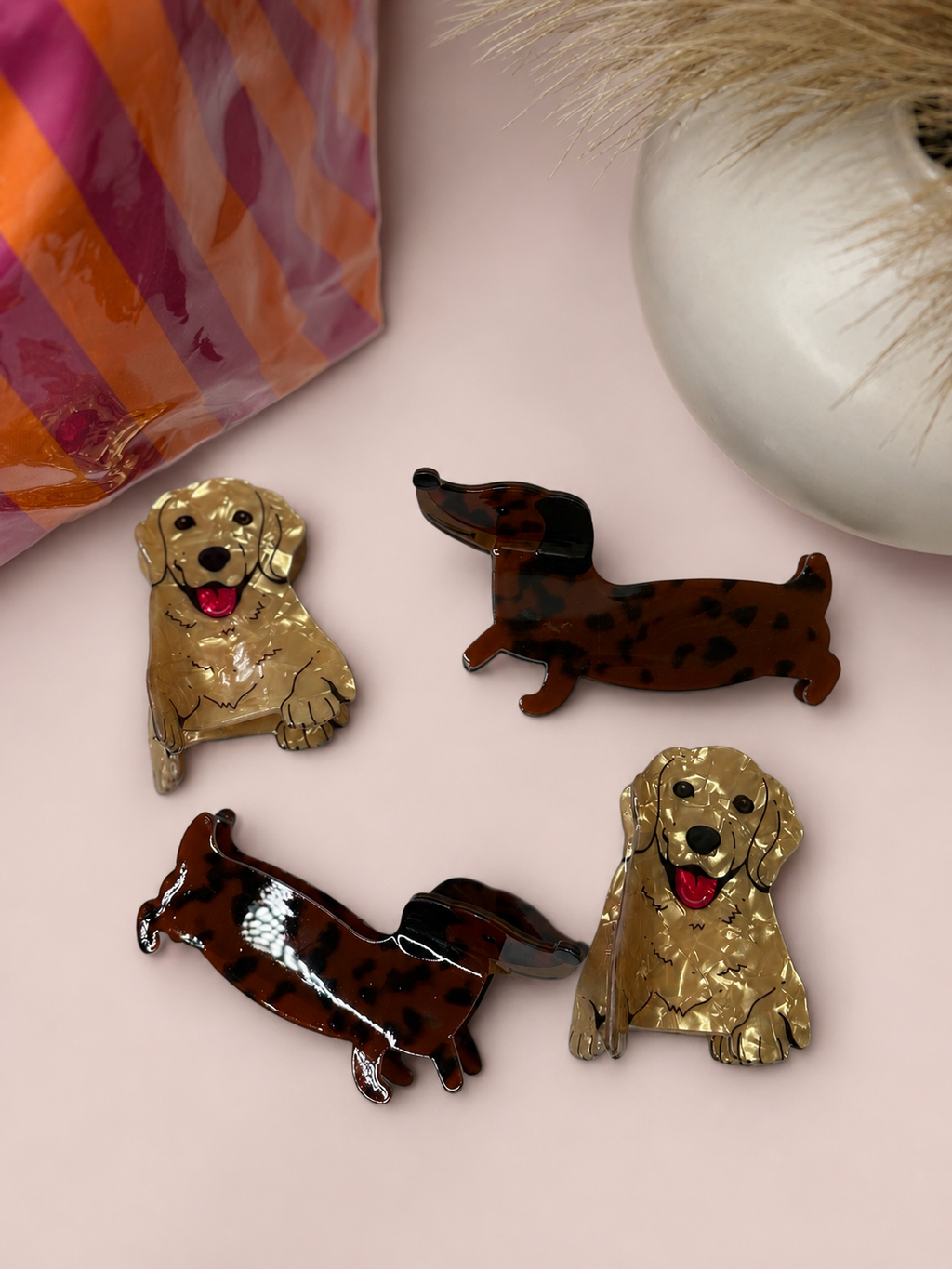 Dog Acrylic Claw Clip