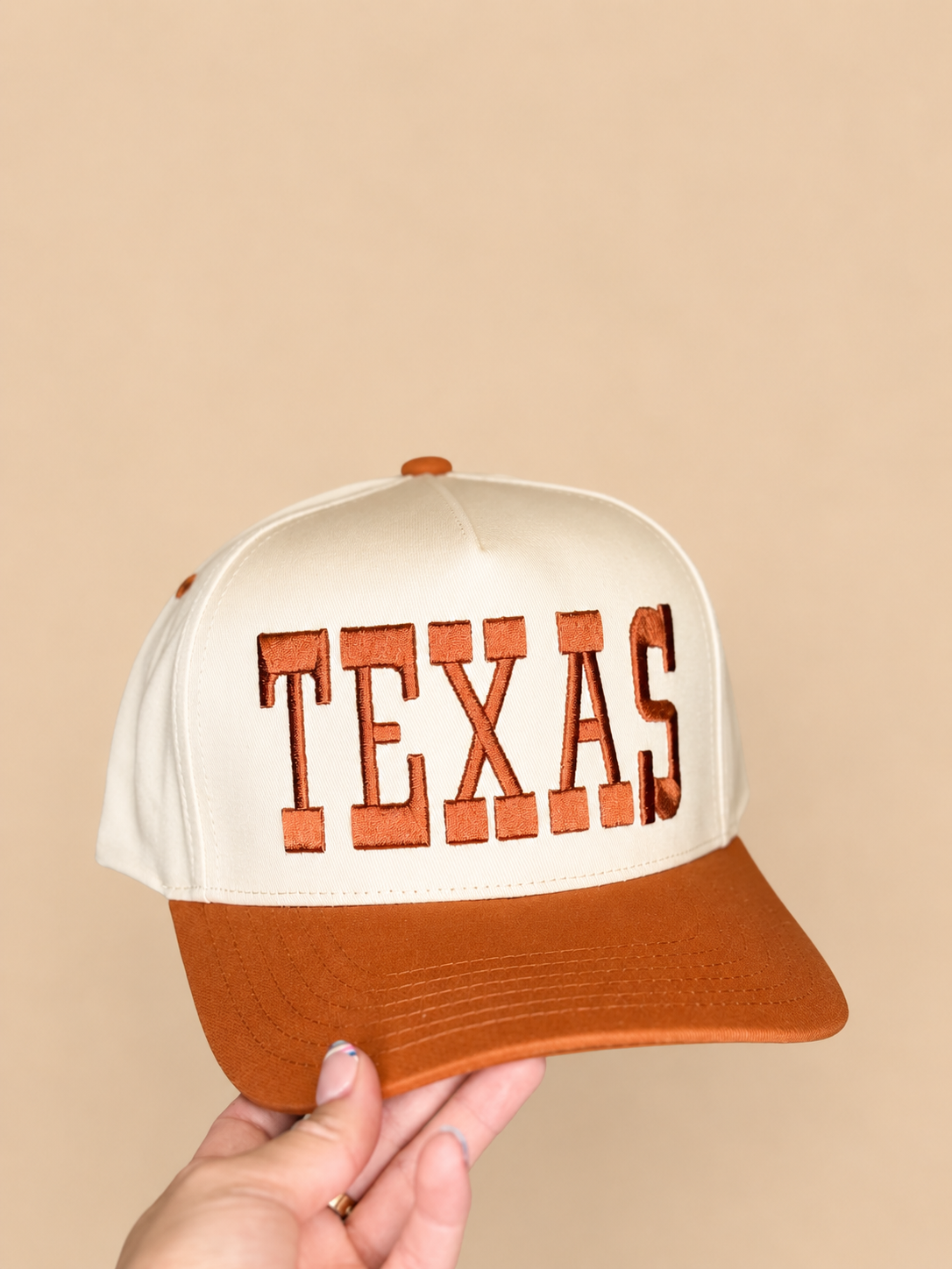Burnt Orange Texas Trucker Hat