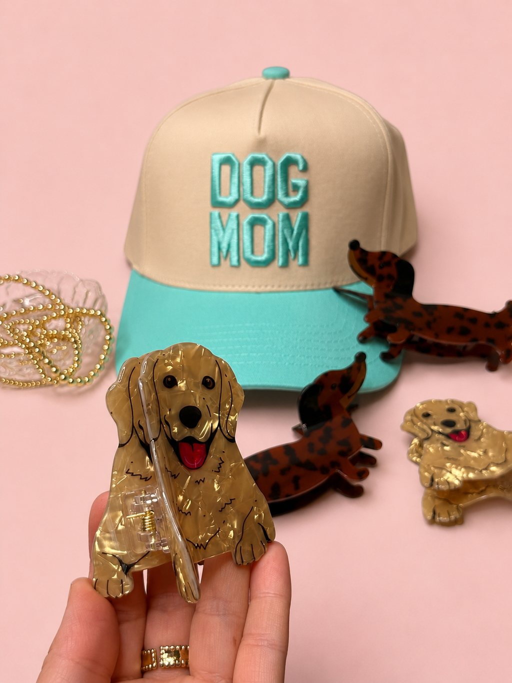 Dog Acrylic Claw Clip