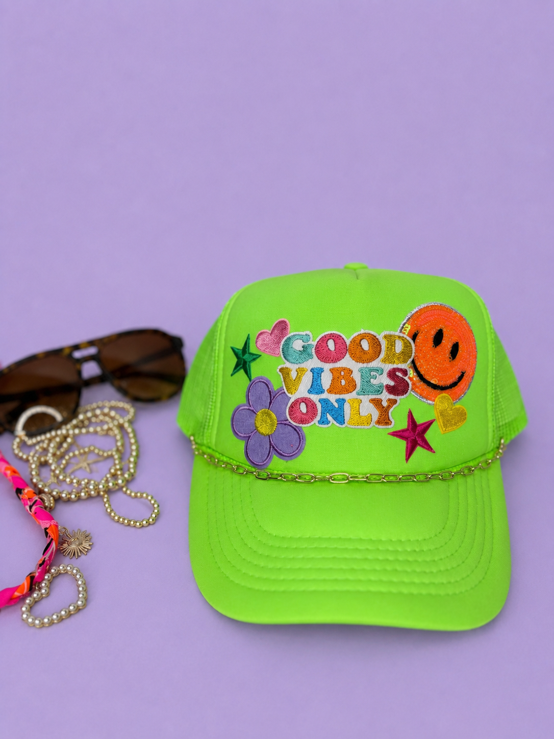 Good Vibes Only Trucker Hat
