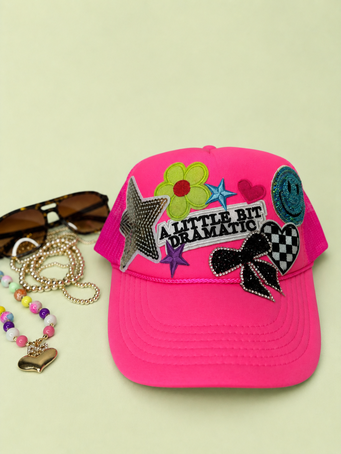 A Little Bit Dramatic Trucker Hat