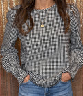 Classic Plaid Blouse